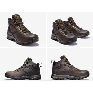 Timberland Mt. Maddsen Mid Hiking Boots Men's Brown Leather Waterproof Size 11